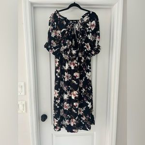 Anthropologie pull sleeve dress